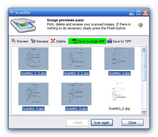 Save to single PDF